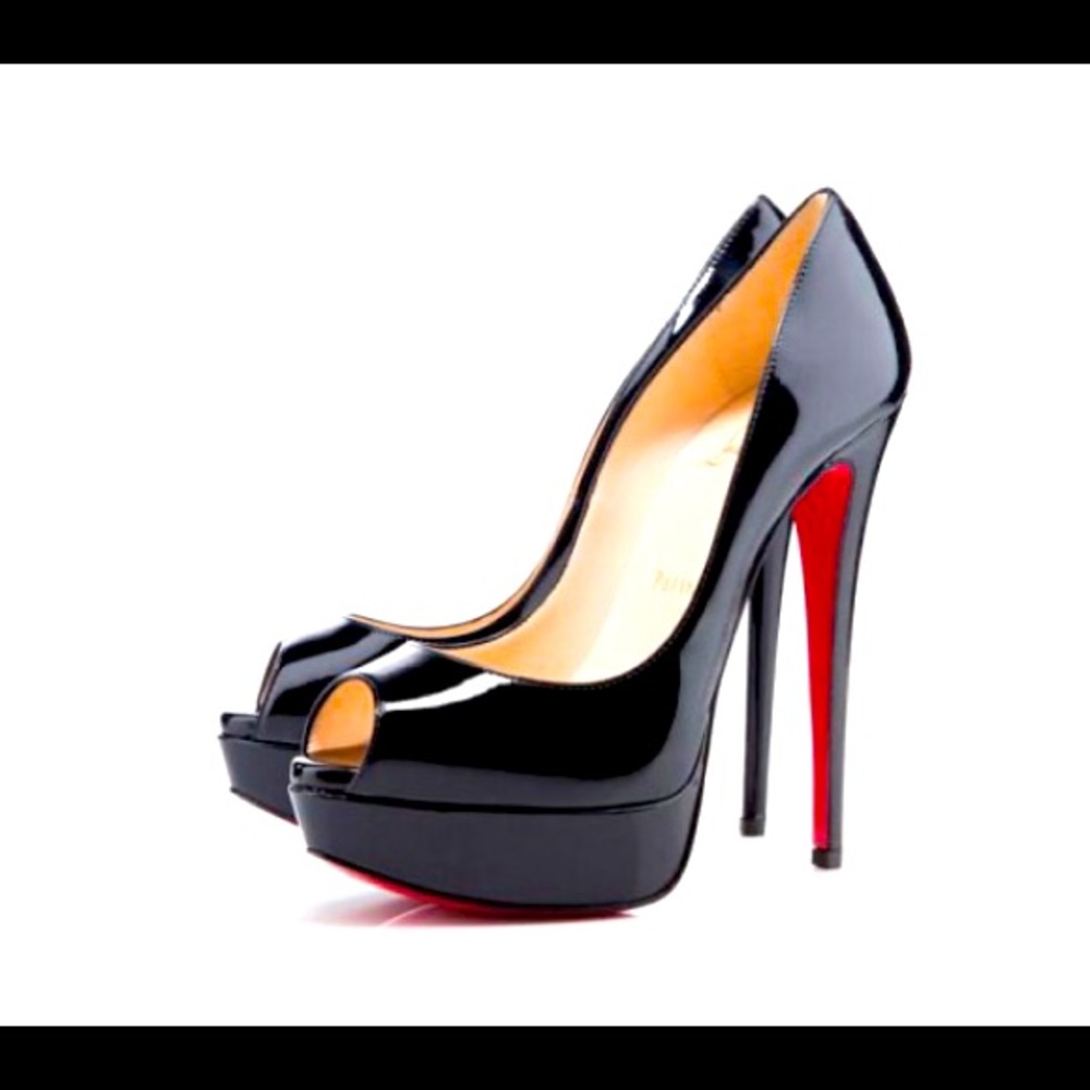 Christian Louboutin Lady Peep 150 Patent Calf